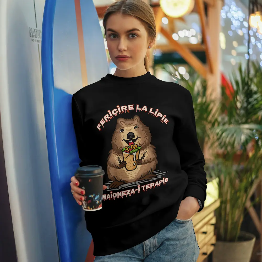 Bluză premium „Fericire la lipie” - imagine 3