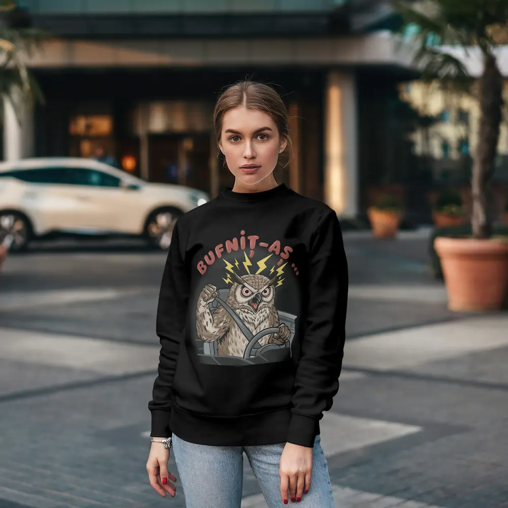 Bluză premium „Bufniț-aș...” - imagine 3