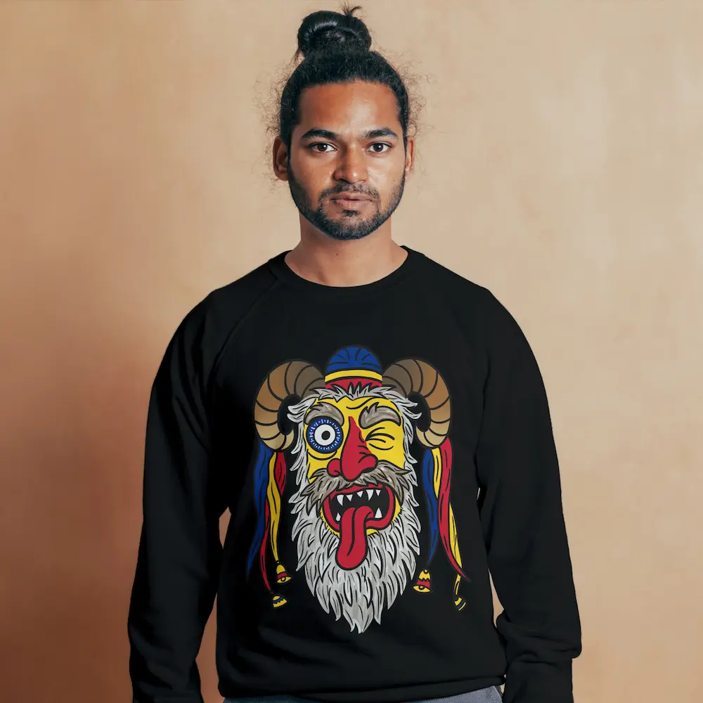 Bluză Premium "Mască Tradițională Românească" - imagine 2